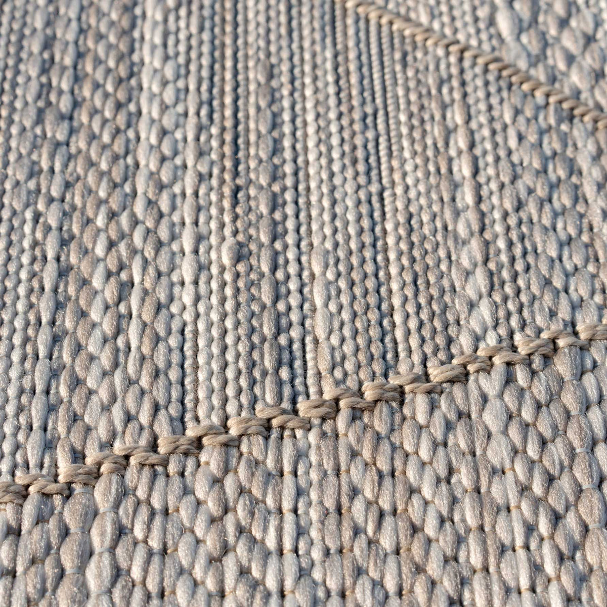 Modern Grey Outdoor Rug - Bonnie