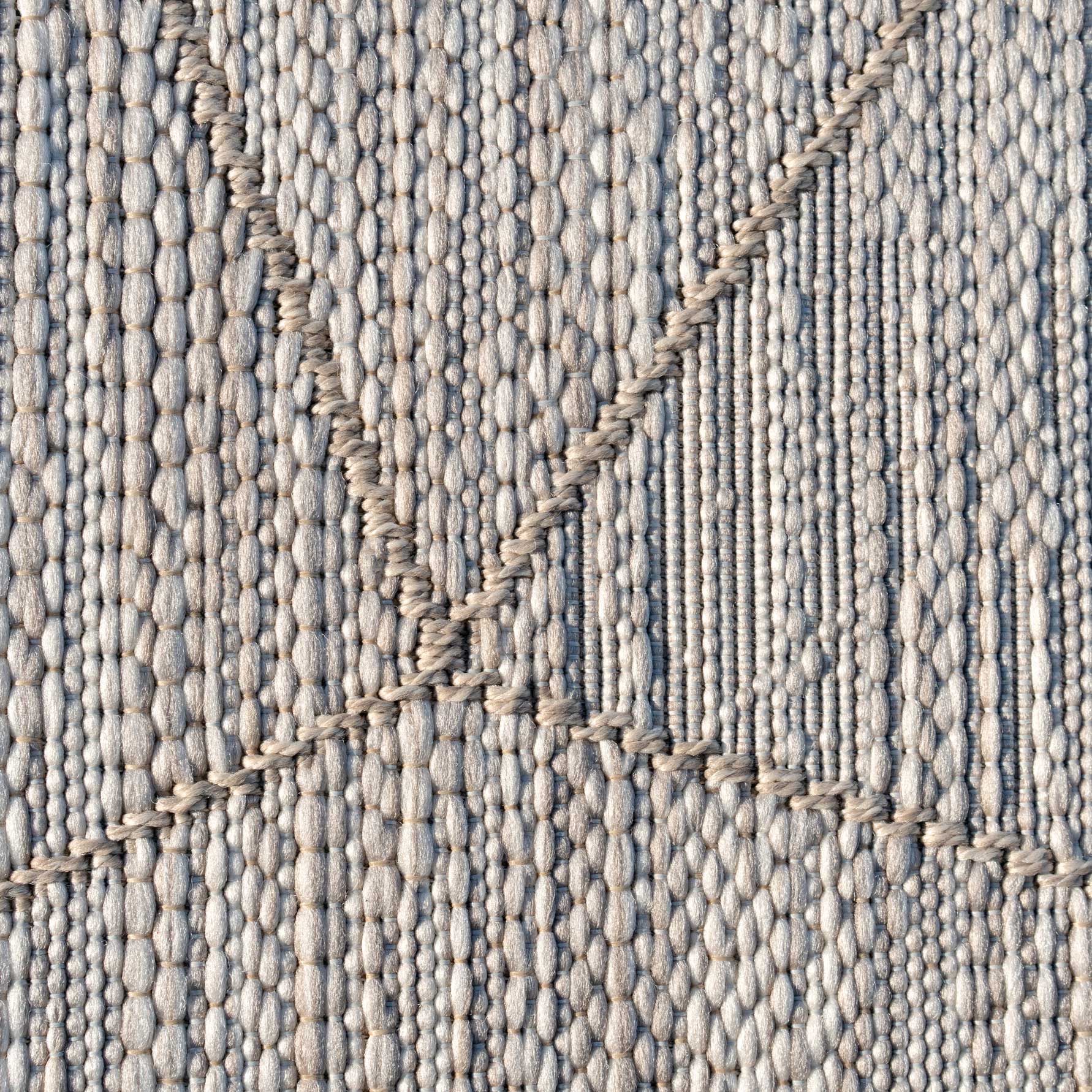 Modern Grey Outdoor Rug - Bonnie