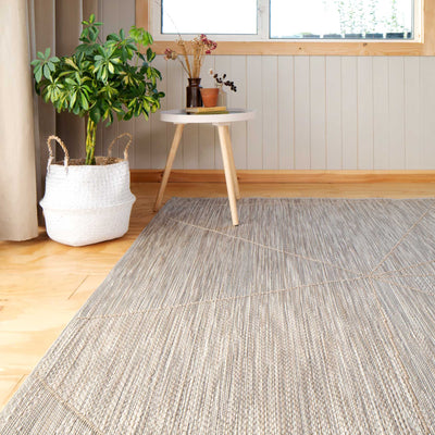 Modern Grey Outdoor Rug - Bonnie