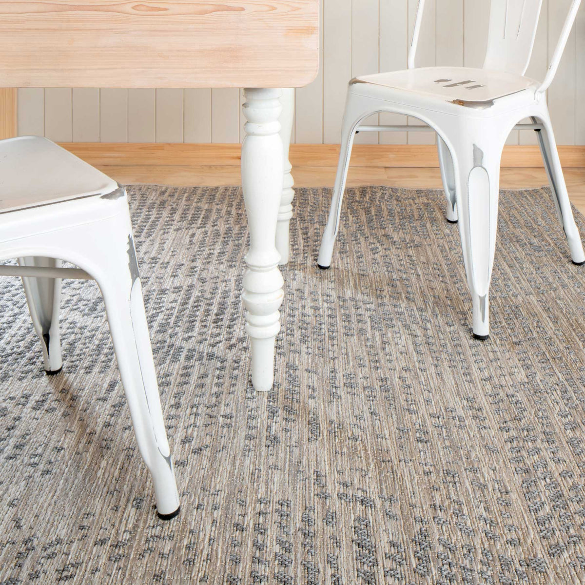Diamonds Grey Outdoor Rug - Pavillion