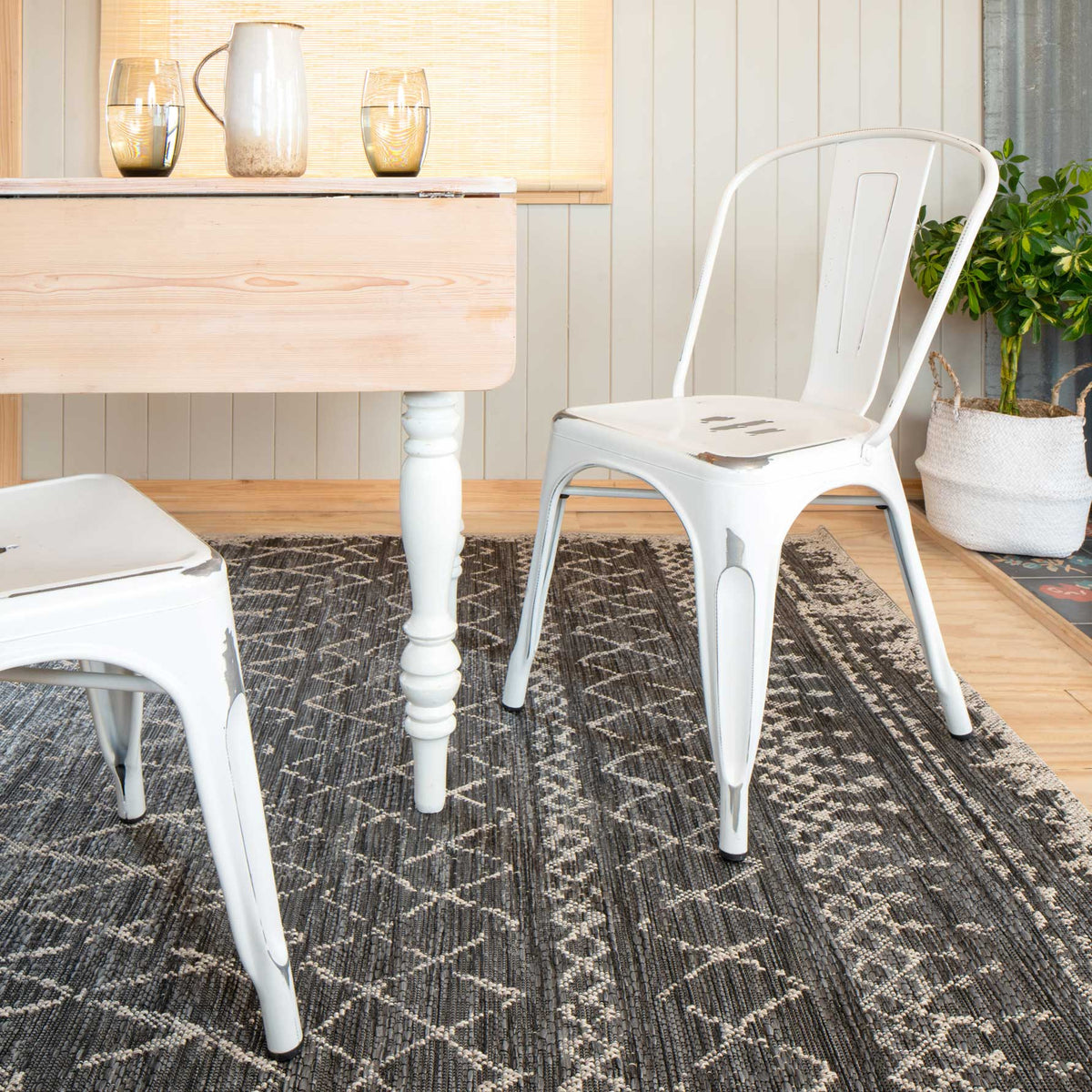 Scandi Grey Outdoor Rug - Pavillion