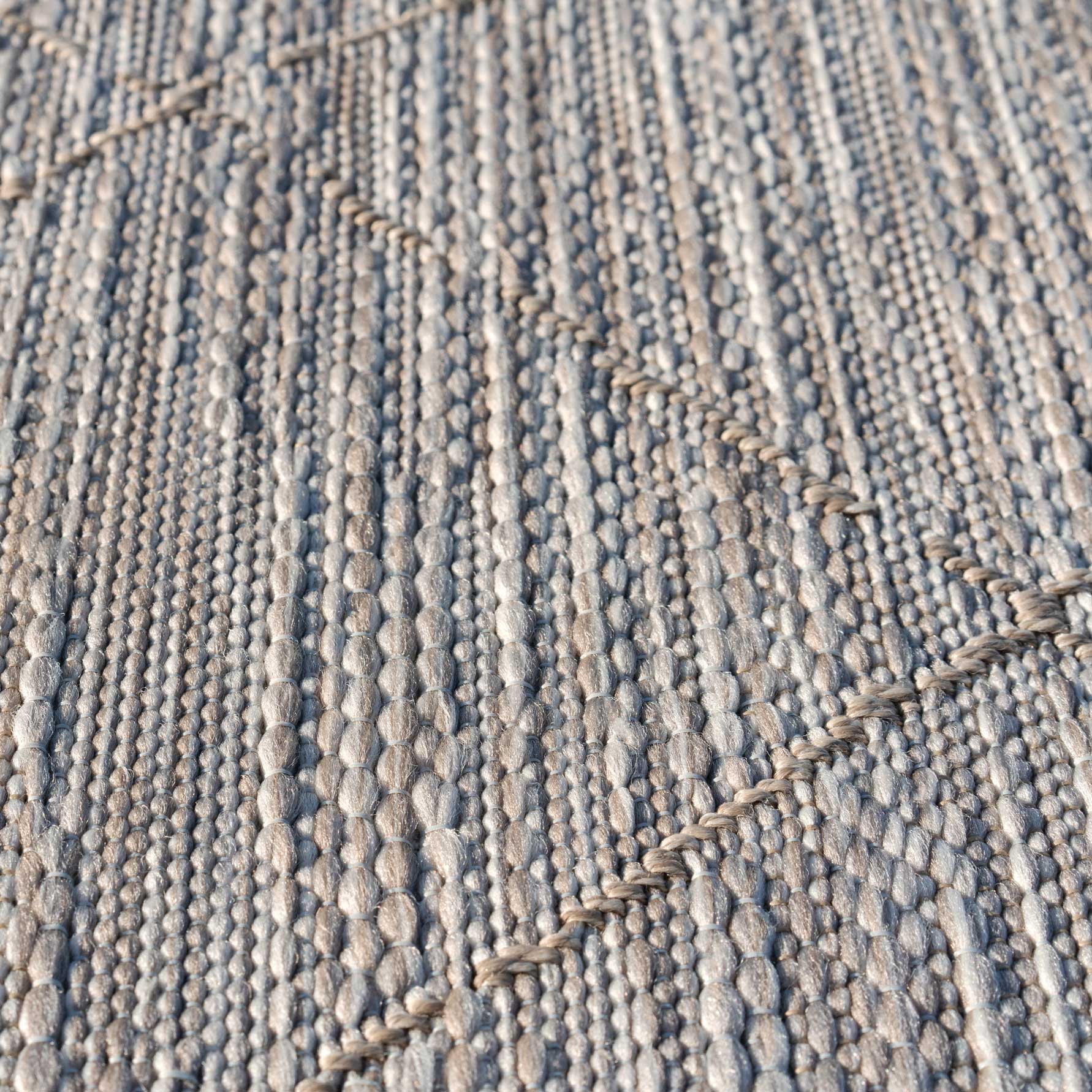 Beige Geometric Outdoor Rug - Pavillion