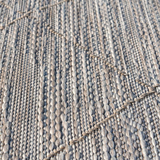 Beige Geometric Outdoor Rug - Pavillion