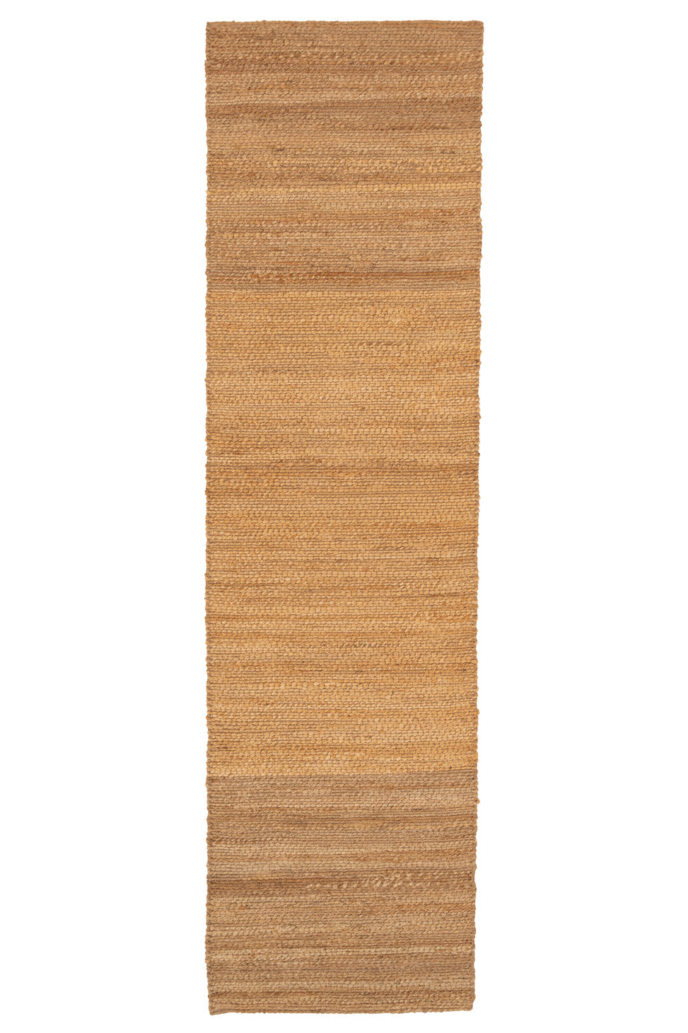 Handwoven Brown Jute Border Runner - Alma