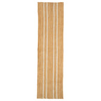 Handwoven Brown Jute Braided Line Runner - Saria