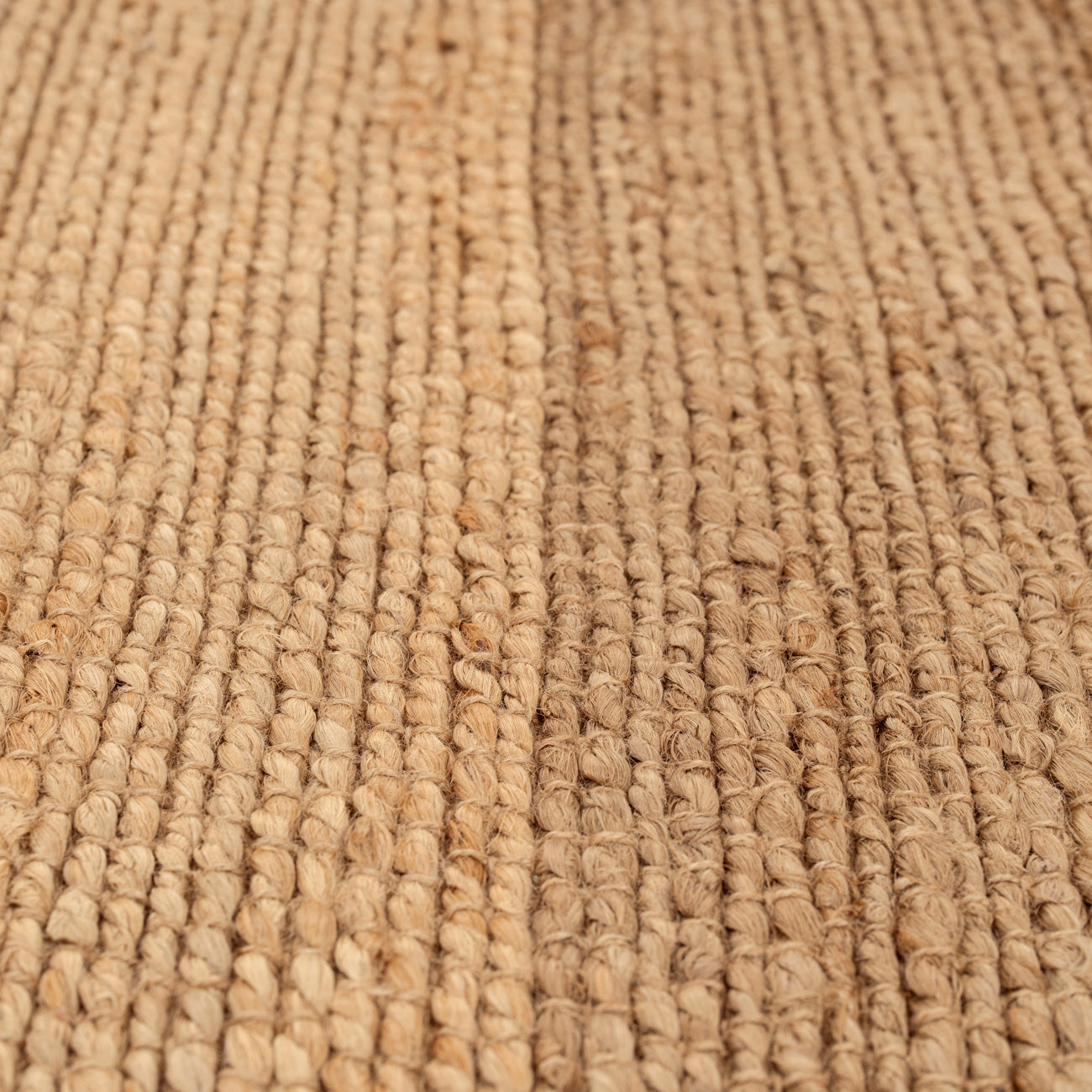 Handwoven Brown Jute Border Runner - Alma