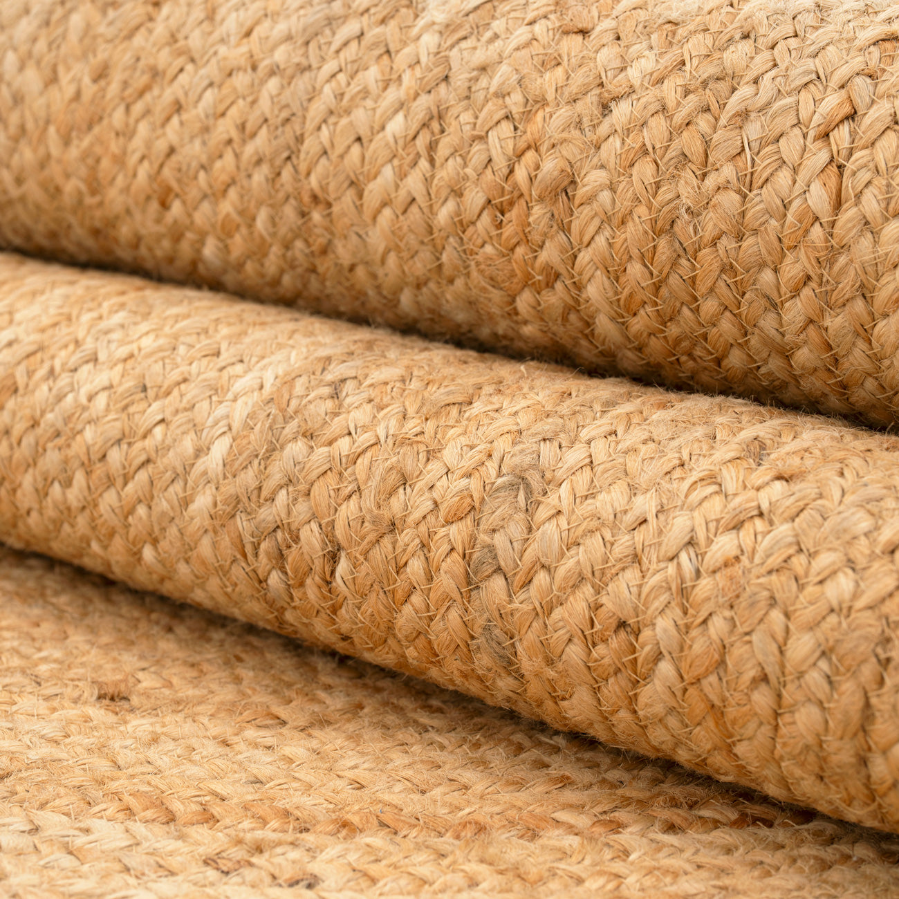 Handwoven Brown Jute Arched Rug - Kaya