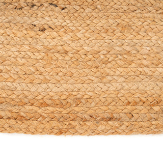 Handwoven Brown Jute Arched Rug - Kaya