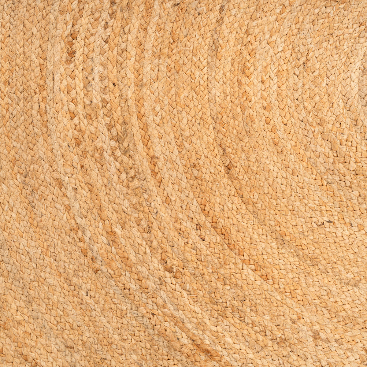 Handwoven Brown Jute Arched Rug - Kaya