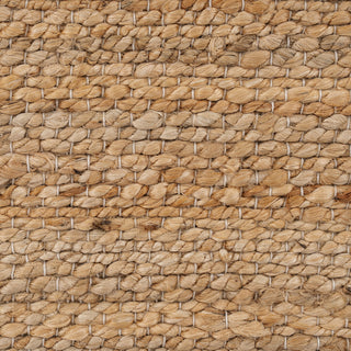 Natural Handwoven Brown Jute Framed Rug - Oakley