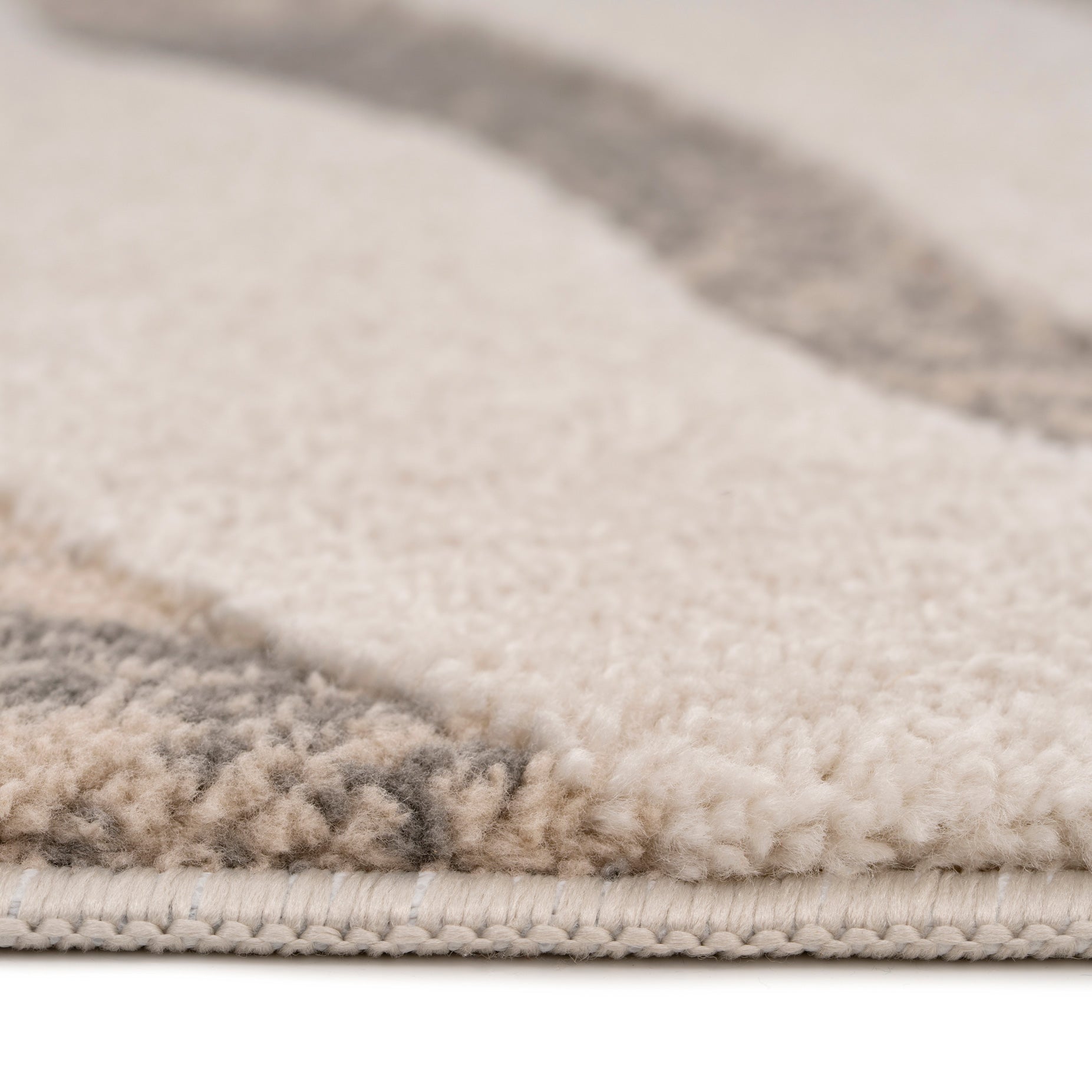 Soft Cream Zebra Print Rug - Nala