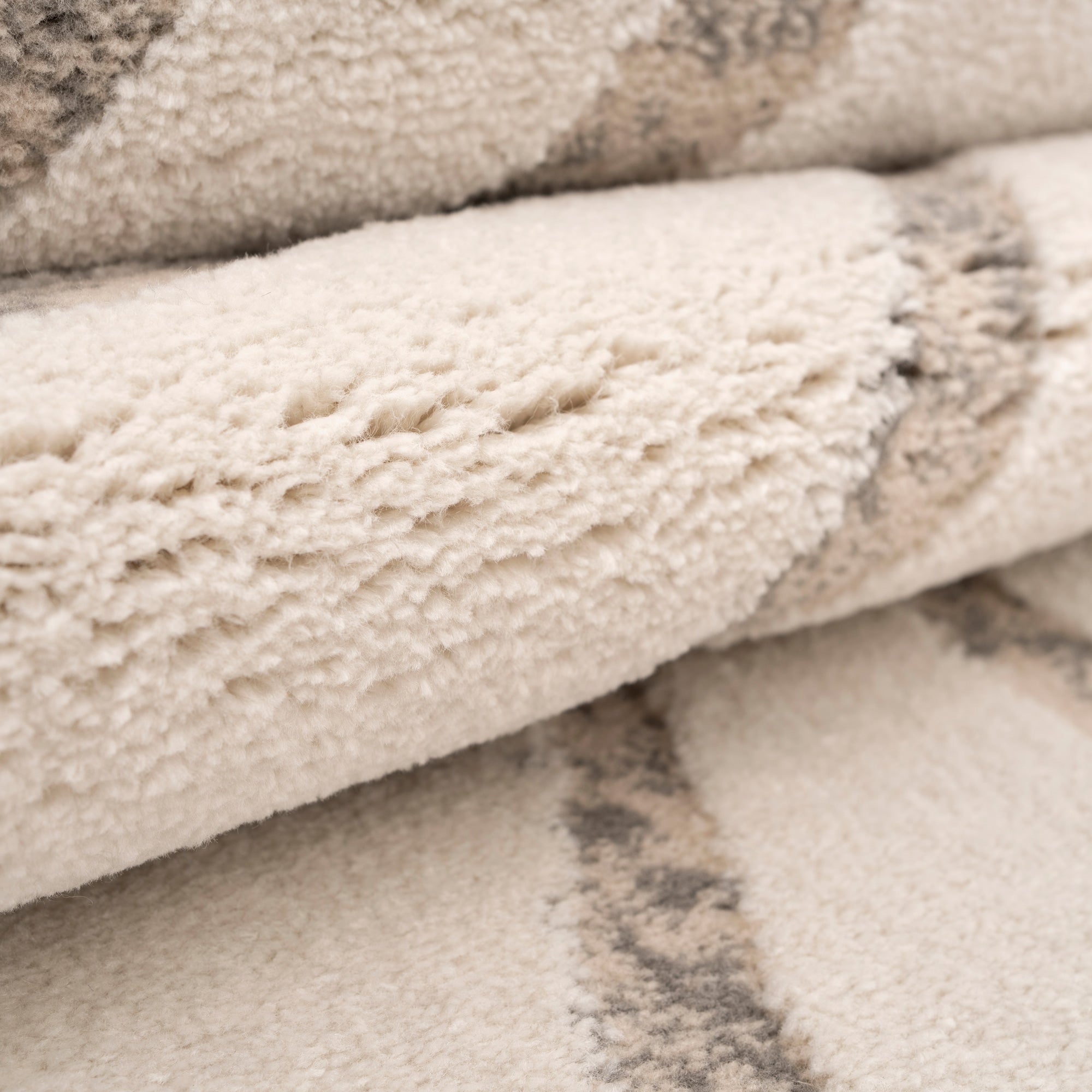 Soft Cream Zebra Print Rug - Nala