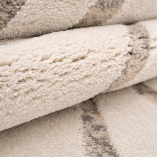 Soft Cream Zebra Print Rug - Nala