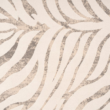 Soft Cream Zebra Print Rug - Nala