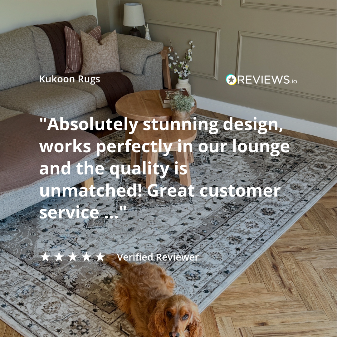 Cream Beige Medallion Rug - Artha