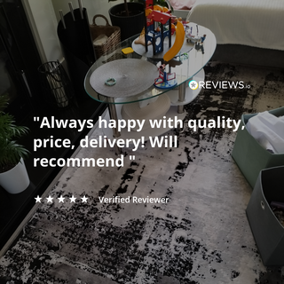 Distressed Abstract Grey Black Area Rug - Grace