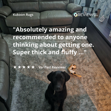 Premium Grey Shaggy Rug - Dove