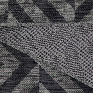 Grey Chevron Outdoor Rug - Rapture