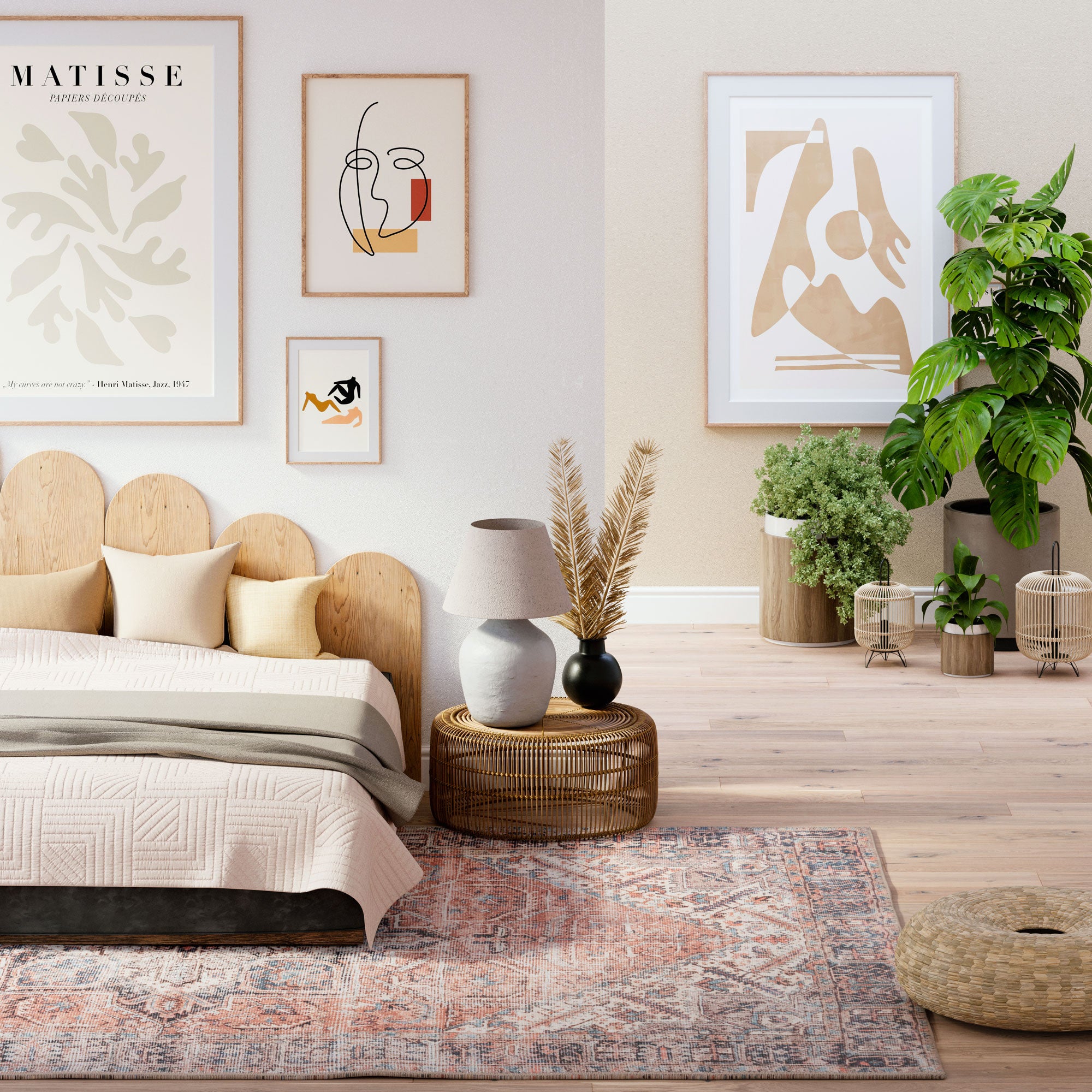 Flatwoven Washable Terracotta Medallion Area Rug - Neeve