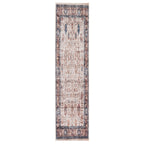 Flatwoven Washable Earthy Floral Runner Rug - Shannon