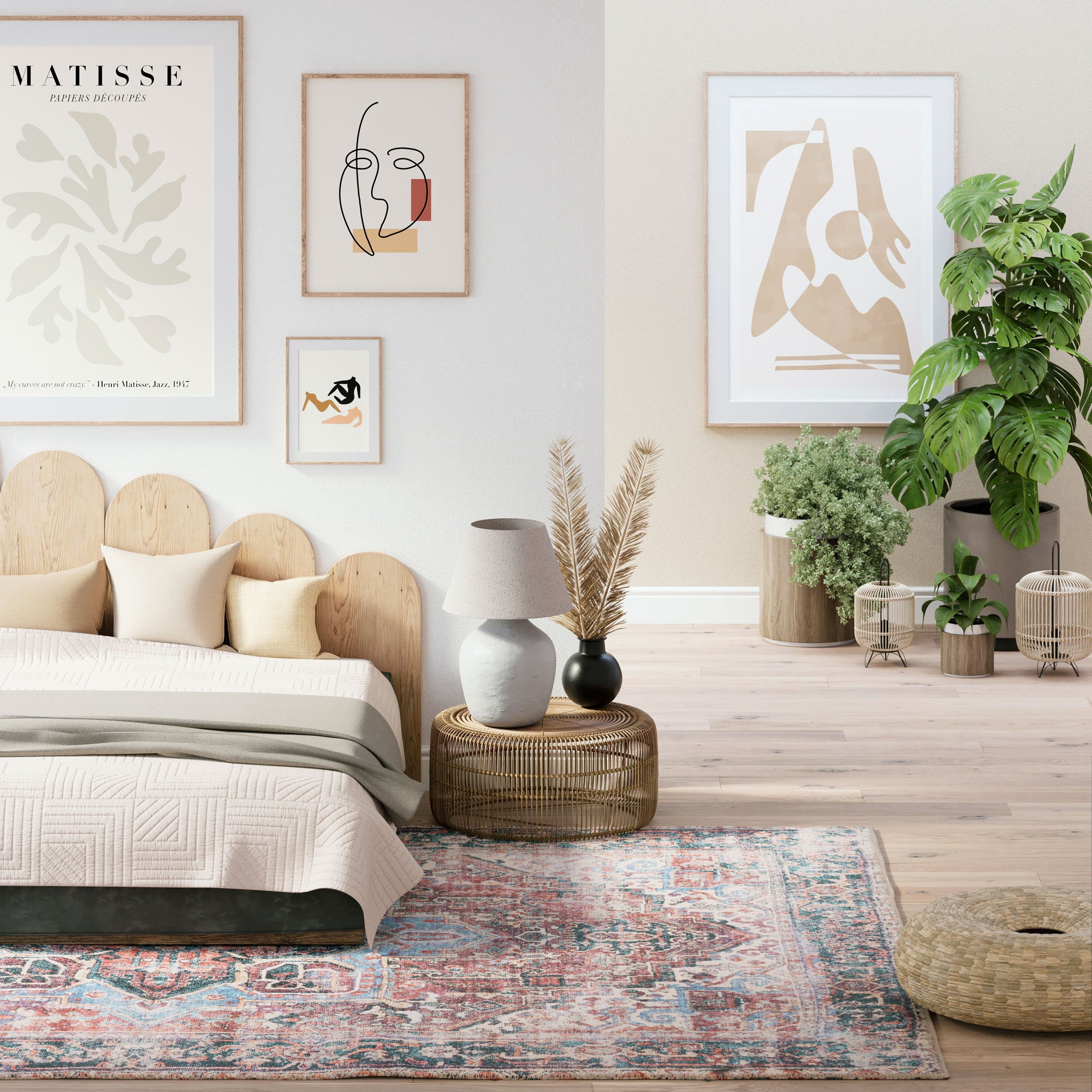 Flatwoven Washable Red Medallion Area Rug - Slaney