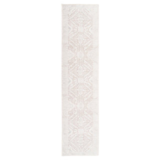 Flatwoven Washable Distressed Beige Runner - Tolka