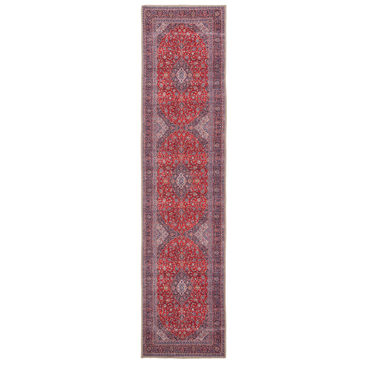 Flatwoven Washable Red Oriental Rug - Tullow