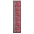 Flatwoven Washable Red Oriental Runner - Tullow
