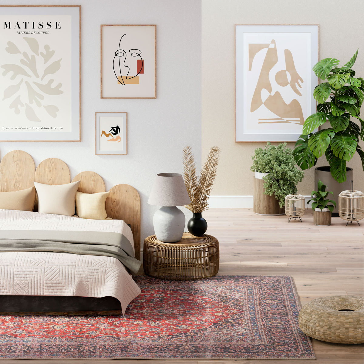 Flatwoven Washable Red Oriental Rug - Tullow