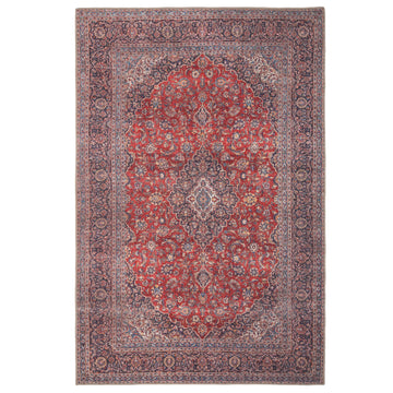 Flatwoven Washable Red Oriental Area Rug - Tullow