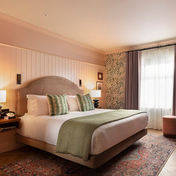 Flatwoven Washable Red Distressed Traditional Rug - Savanna