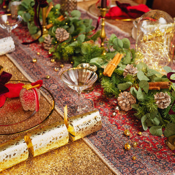 Flatwoven Washable Christmas Table Runner - Tullow