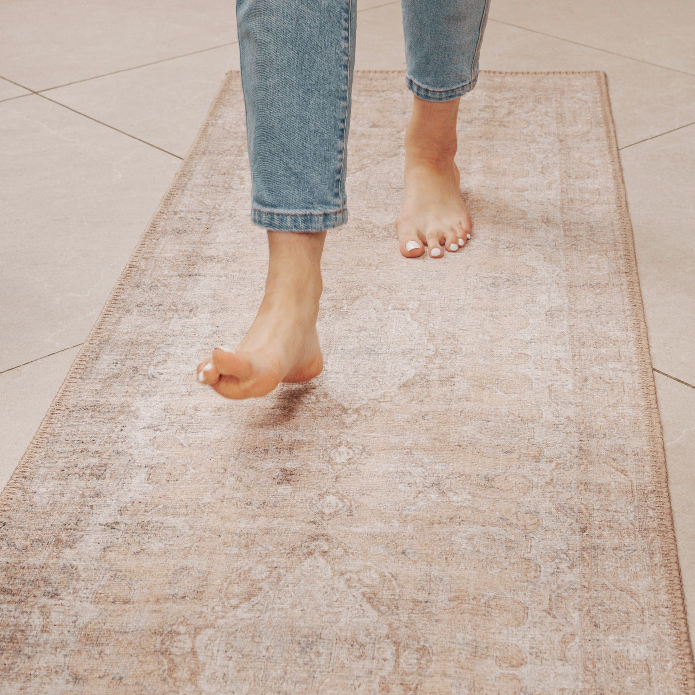 Flatwoven Washable Indoor Doormat - Zoe