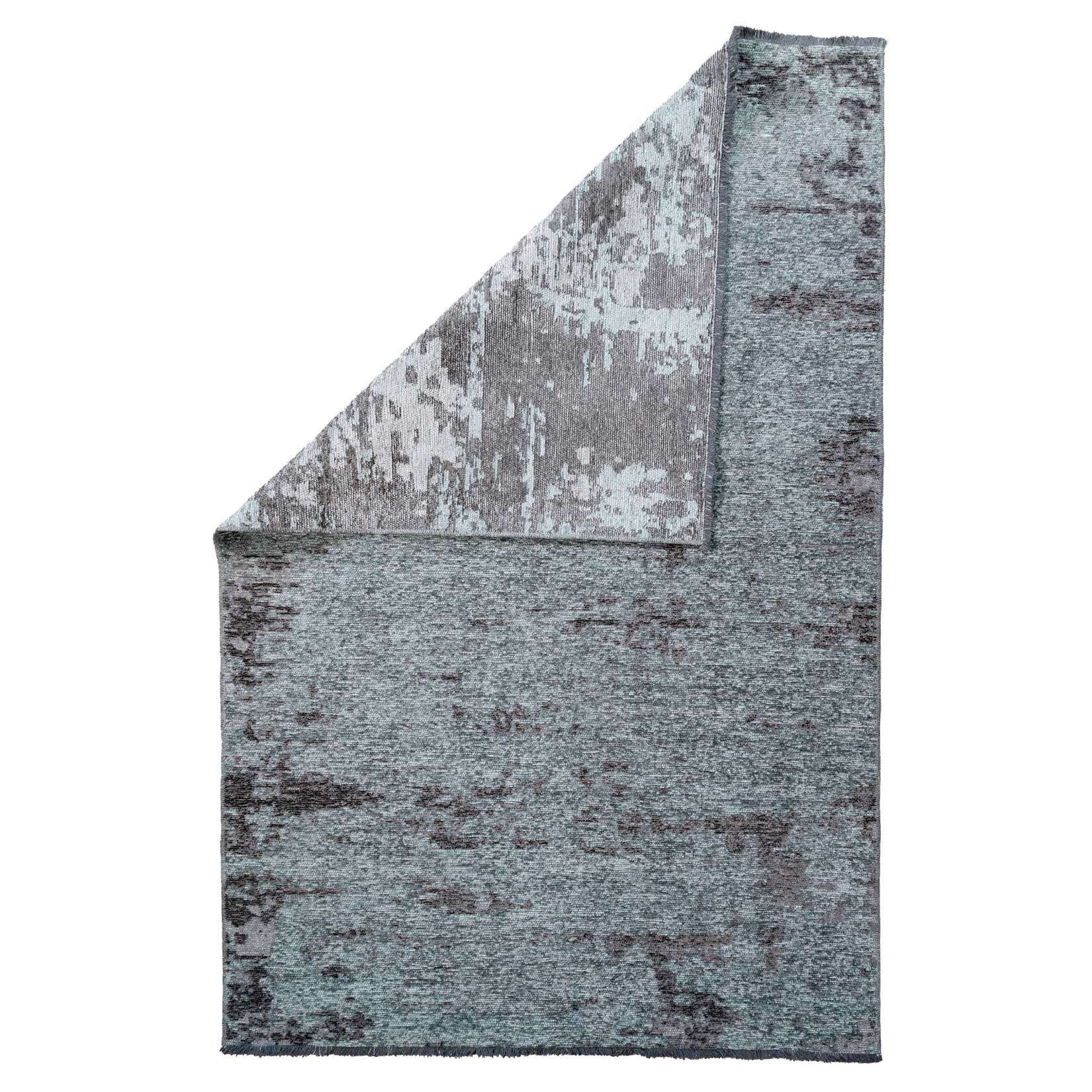 Reversible Distressed Duck Egg Grey Area Rug Living Room Rugs Kukoon Rugs Online