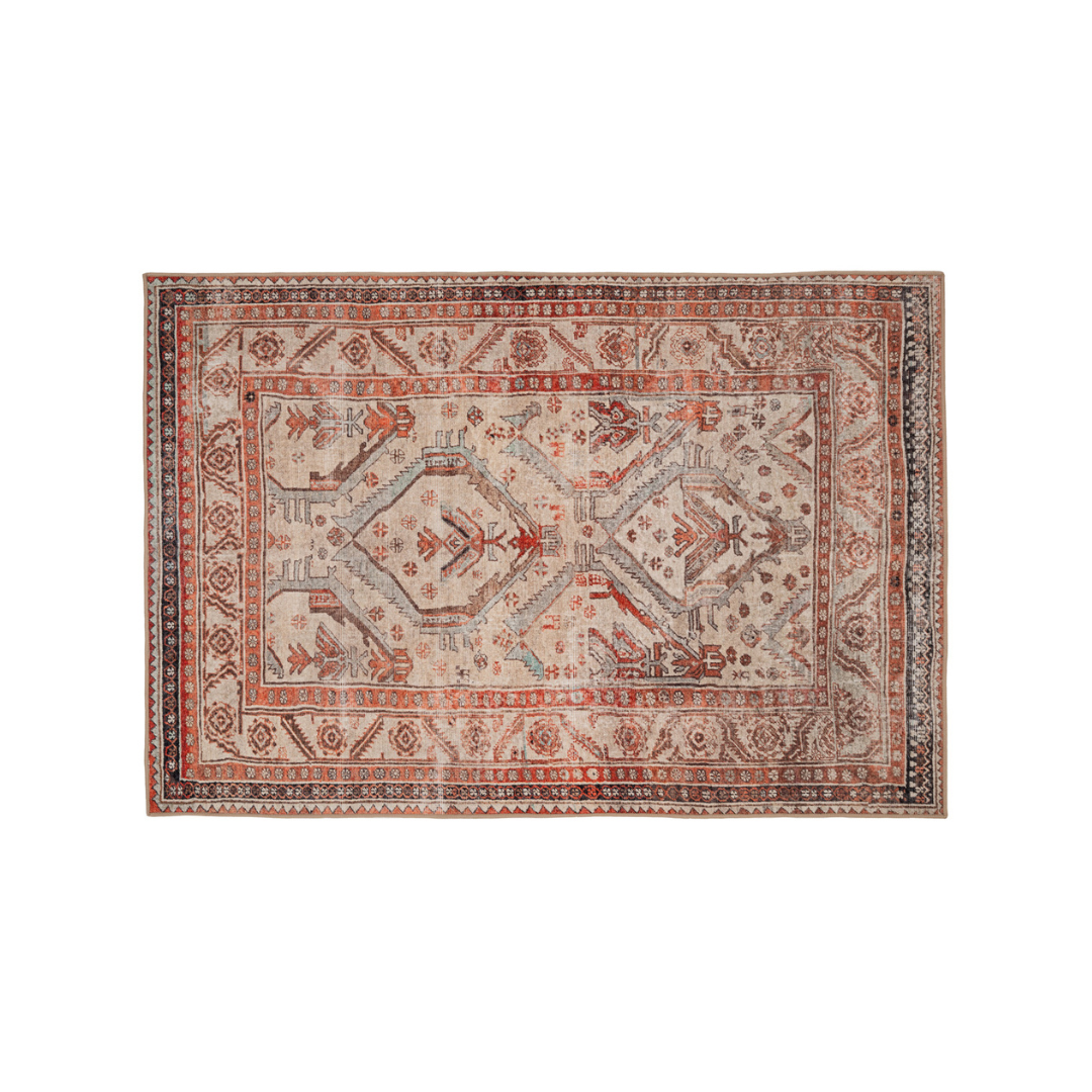 Washable Terracotta Kitchen Mat - Rowe