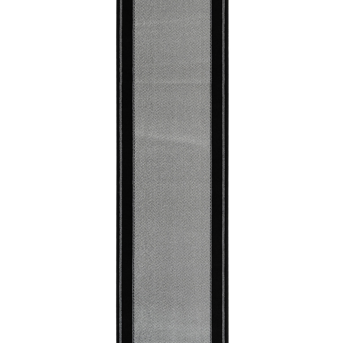 Black Border Stair Carpet Runner - Cut to Measure