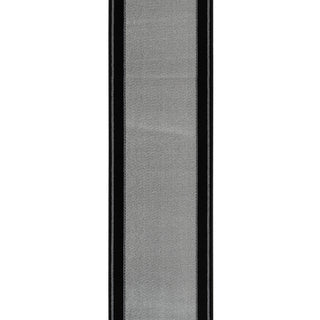 Black Border Stair Carpet Runner - Cut to Measure