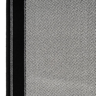 Black Border Stair Carpet Runner - Cut to Measure