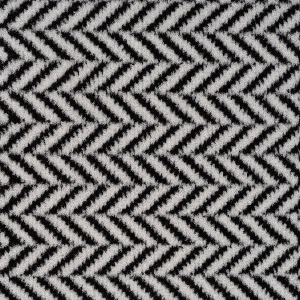 Black Chevron Stair Carpet Runner - Cut to Measure
