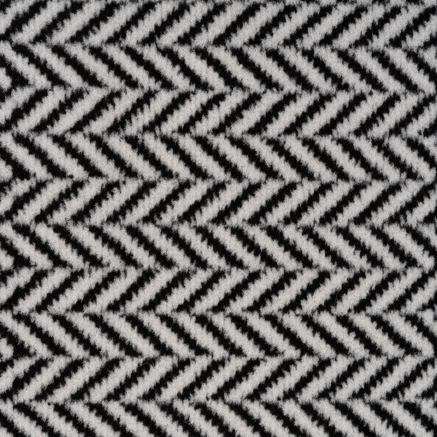 Black Chevron Stair Carpet Runner - Cut to Measure