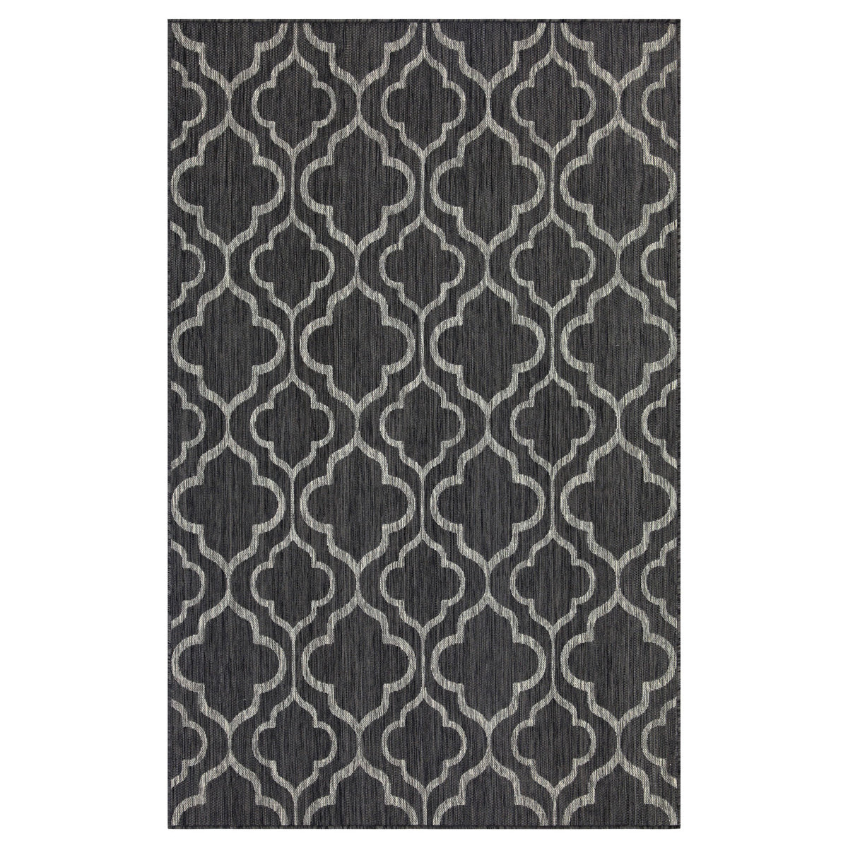Grey Trellis Outdoor Rug - Seville