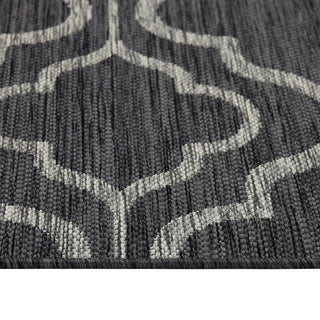 Grey Trellis Outdoor Rug - Seville