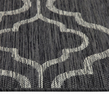Grey Trellis Outdoor Rug - Seville