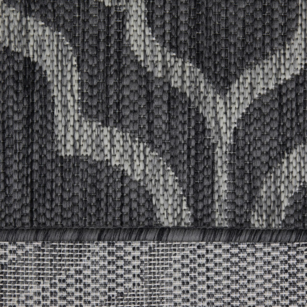Grey Trellis Outdoor Rug - Seville