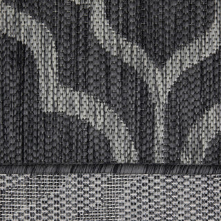 Grey Trellis Outdoor Rug - Seville