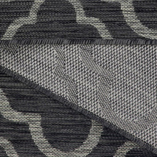 Grey Trellis Outdoor Rug - Seville