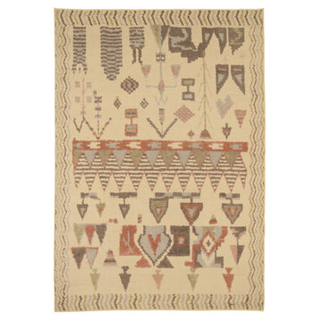 Soft Washable Multi Aztec Rug - Azra