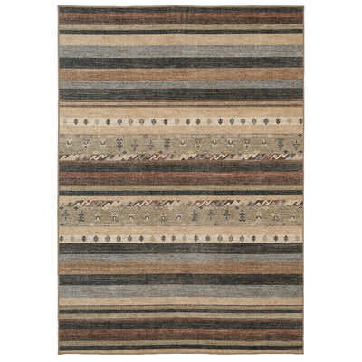 Washable Multicolour Berber Rug - Metz