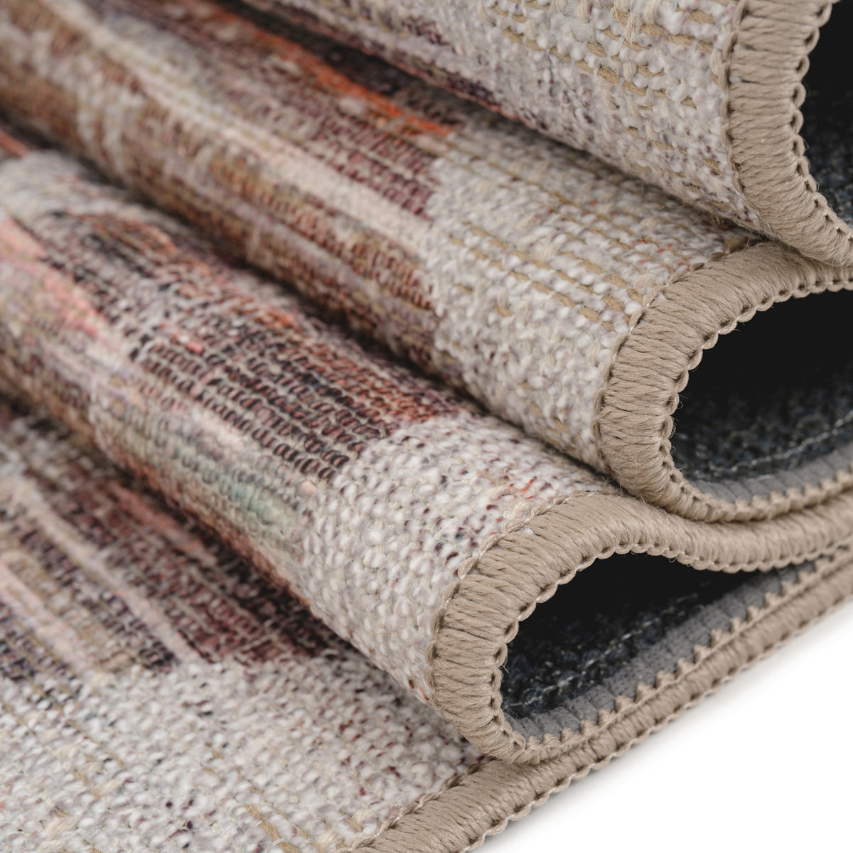 Washable Rustic Aztec Rug - Tor