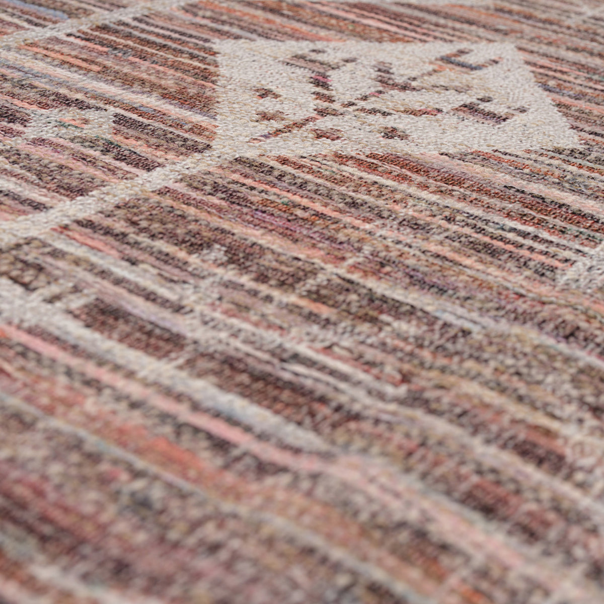 Washable Rustic Aztec Runner - Tor